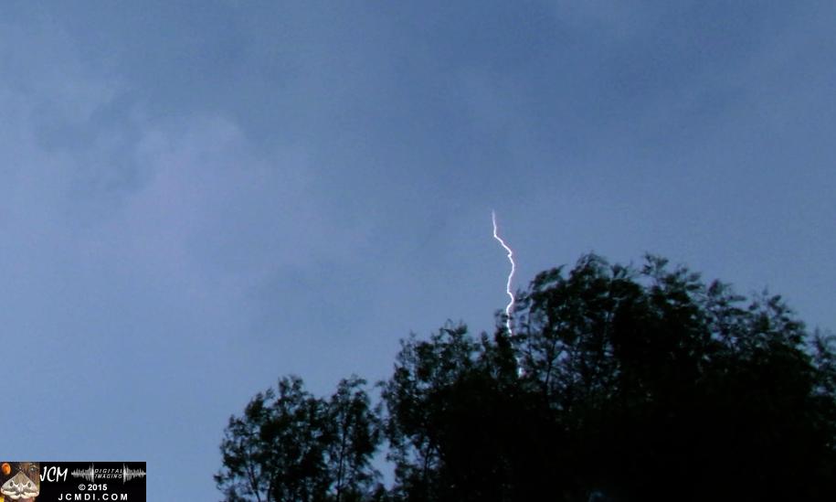 A lightning bold over Santa Clarita, Sept. 9, 2015 JCMDI.COM